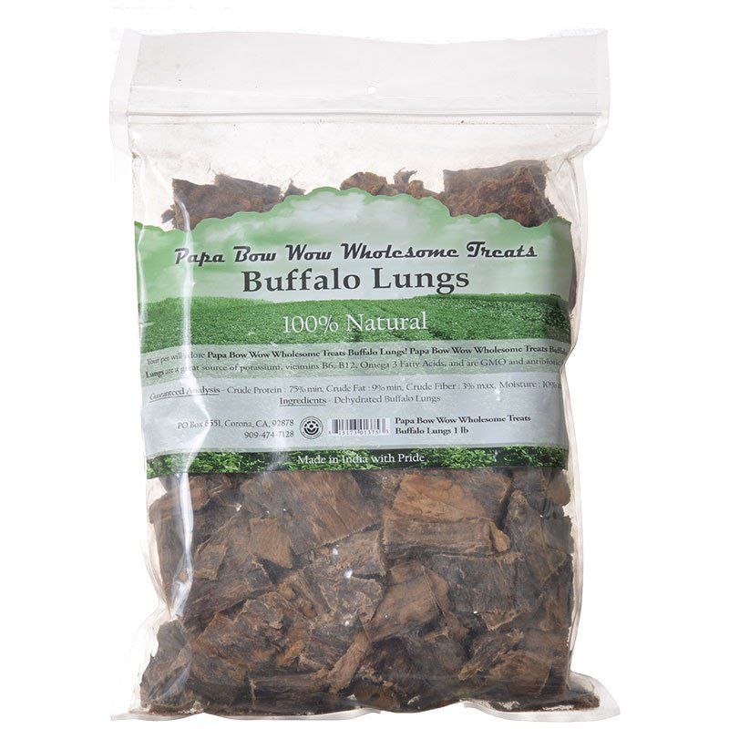 1ea 1 Lb Papa Bow Wow Lungs - Treats